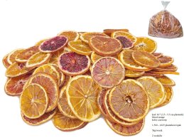 SUSZONE PLASTRY POMARAŃCZY BLOOD ORANGE  3,5 - 5,5 cm KOLOR CZERWONY 5kg/opak 1875-1900  plasterków