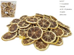 Yellow lemon BIG slices  5-6  cm  250 g / pb around 120-125 pc 