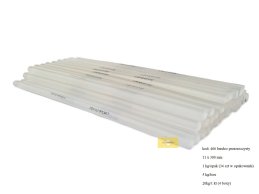 Glue stick hot melt 11,3 x 300mm GLASS TRANSPARENT 1kg/opak= 34 pc/ 5 kg/box x 4 box/1 ctn= 20 kg