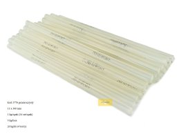 Glue stick 11,3 mm x 300 mm hot melt TRANSPARENT CLEAR 1 kg/pb= 34 pc / 5 kg/box x 4 box/1 ctn= 20 kg.
