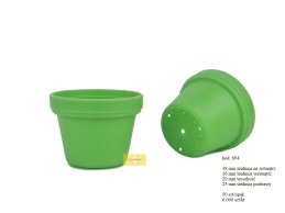 Doniczka mini plastikowa PP 38 mm Ø zielona.