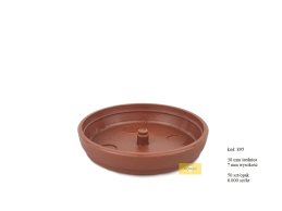 Podstawka mini plastikowa PP 38 mm Ø brązowa