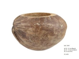 COCO SHELL 23 cm long, 13 cm width, 11 cm hole diemeter.