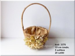 COCO BASKET (10 )  GOLD 15 CM  