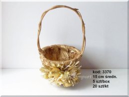 COCO BASKET ( 15 )  GOLD 15 CM  