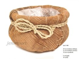 PALM COCO JAR PLANTER  30 cm diameter out, 21-cm D-inn 