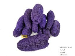 LUFFA 10-15 CM VIOLET COLOR 12 PC/PB