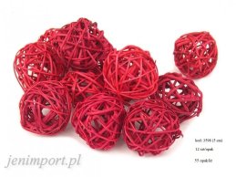 LATA BALL 5CM RED 12PC/PACK 