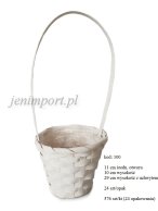 BASKET WHITE 11 CM -D 