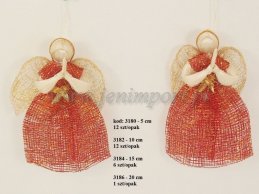 ANGEL RED-GOLD 15 CM 